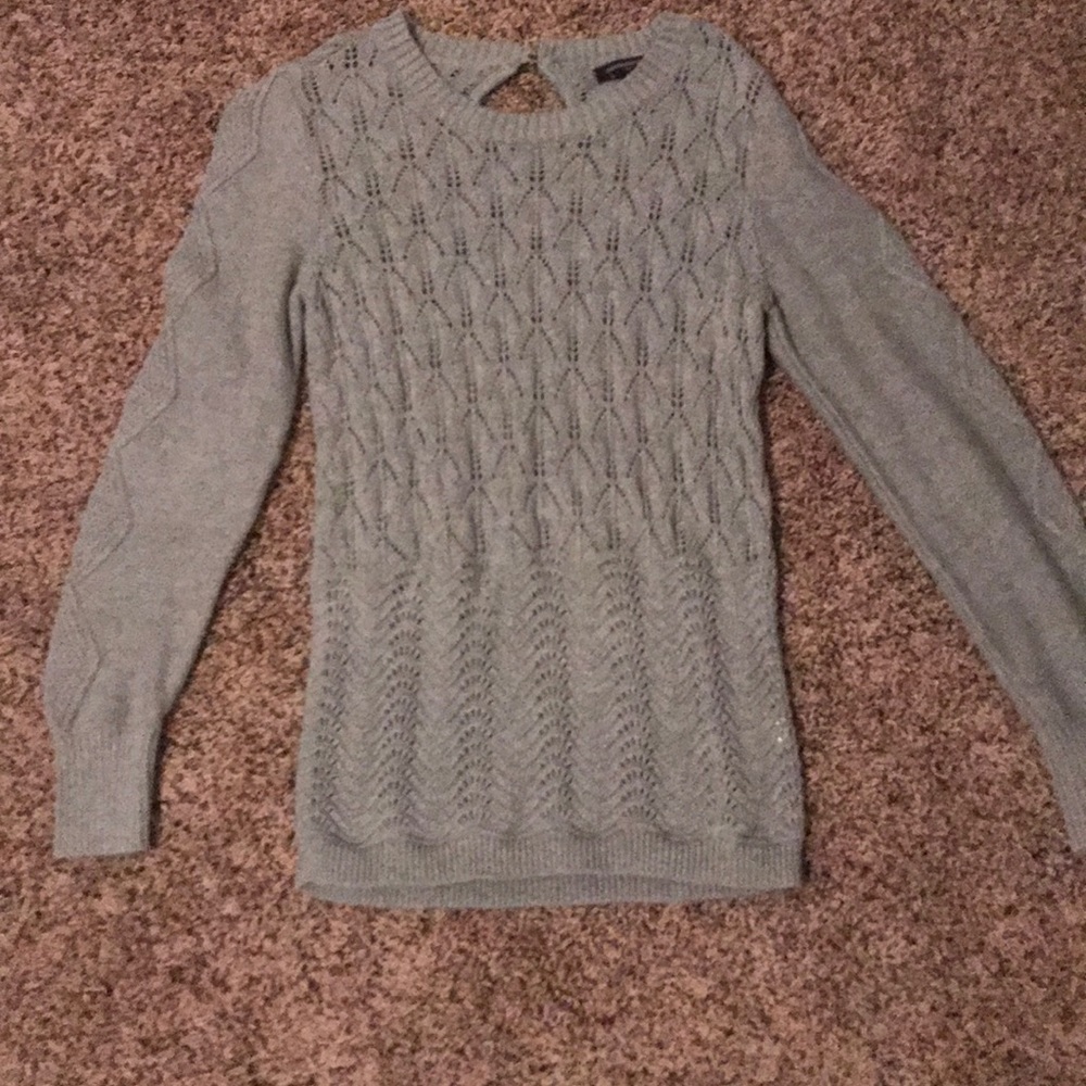 Gray sweater